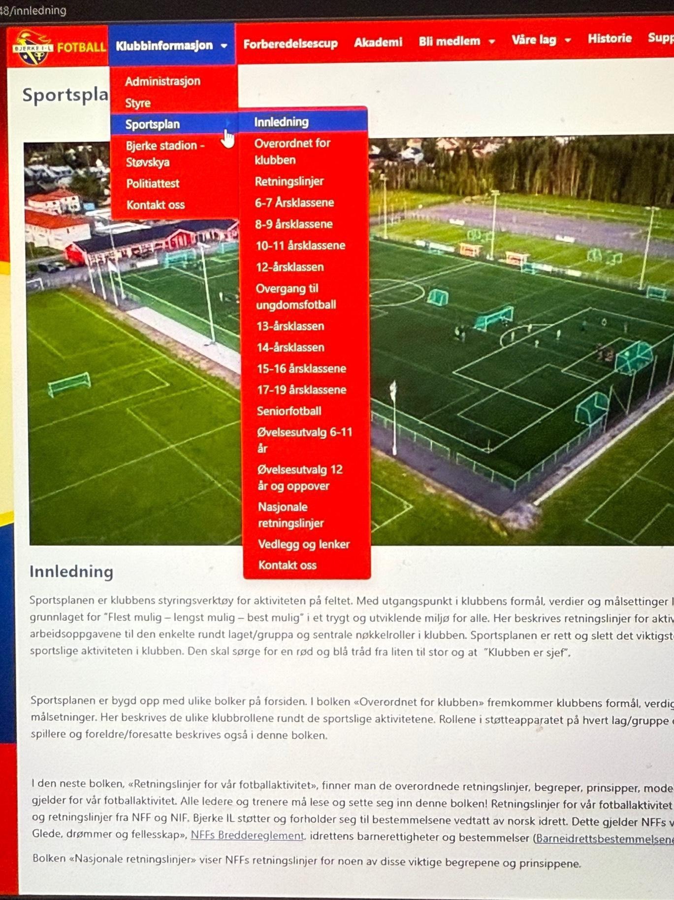 Høring: Din tilbakemelding på klubbens nye sportsplan